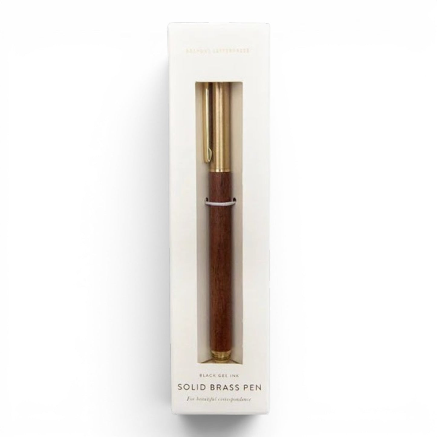 Bespoke Letterpress Wood Brass Pen