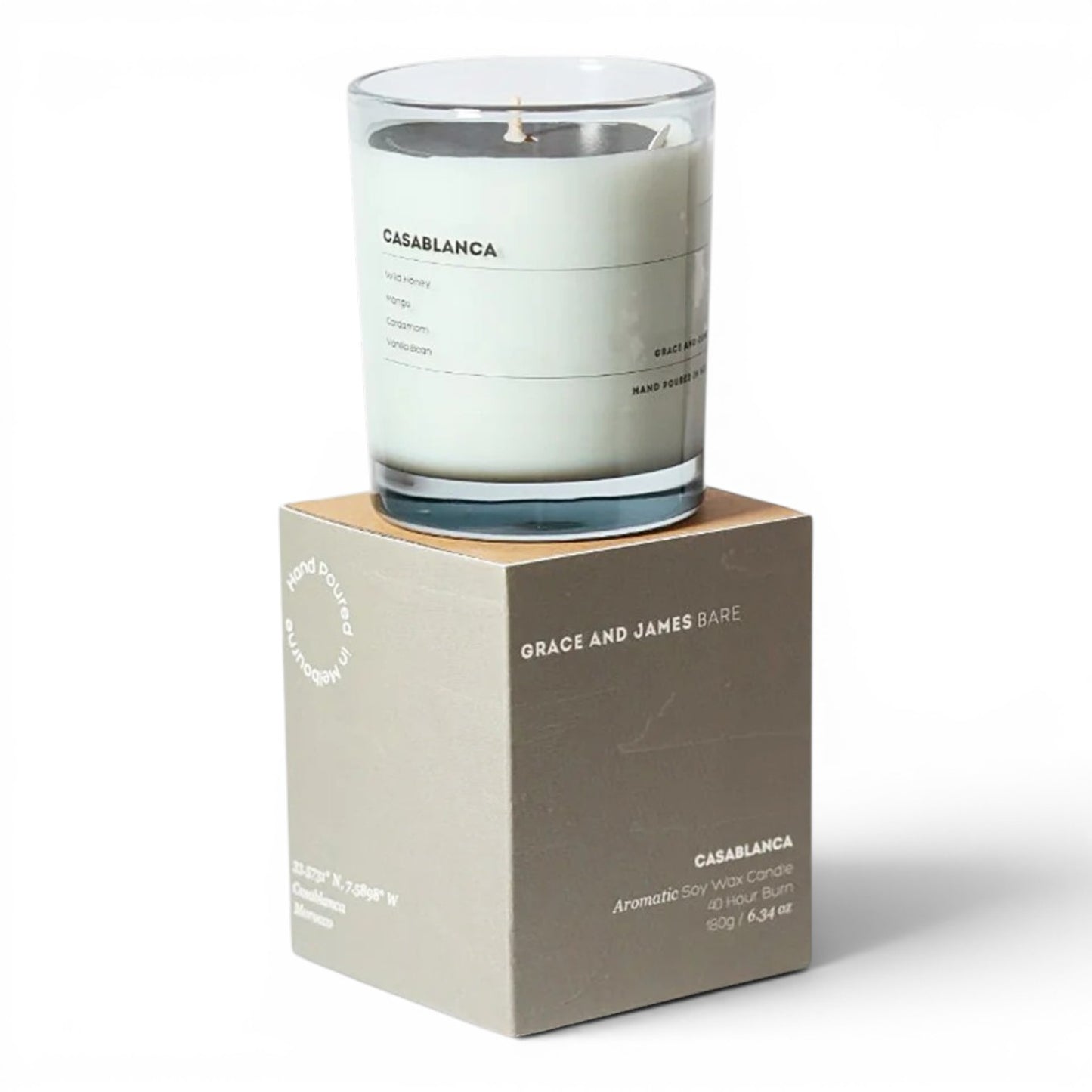 Grace and James Casablanca Soy Candle 400g