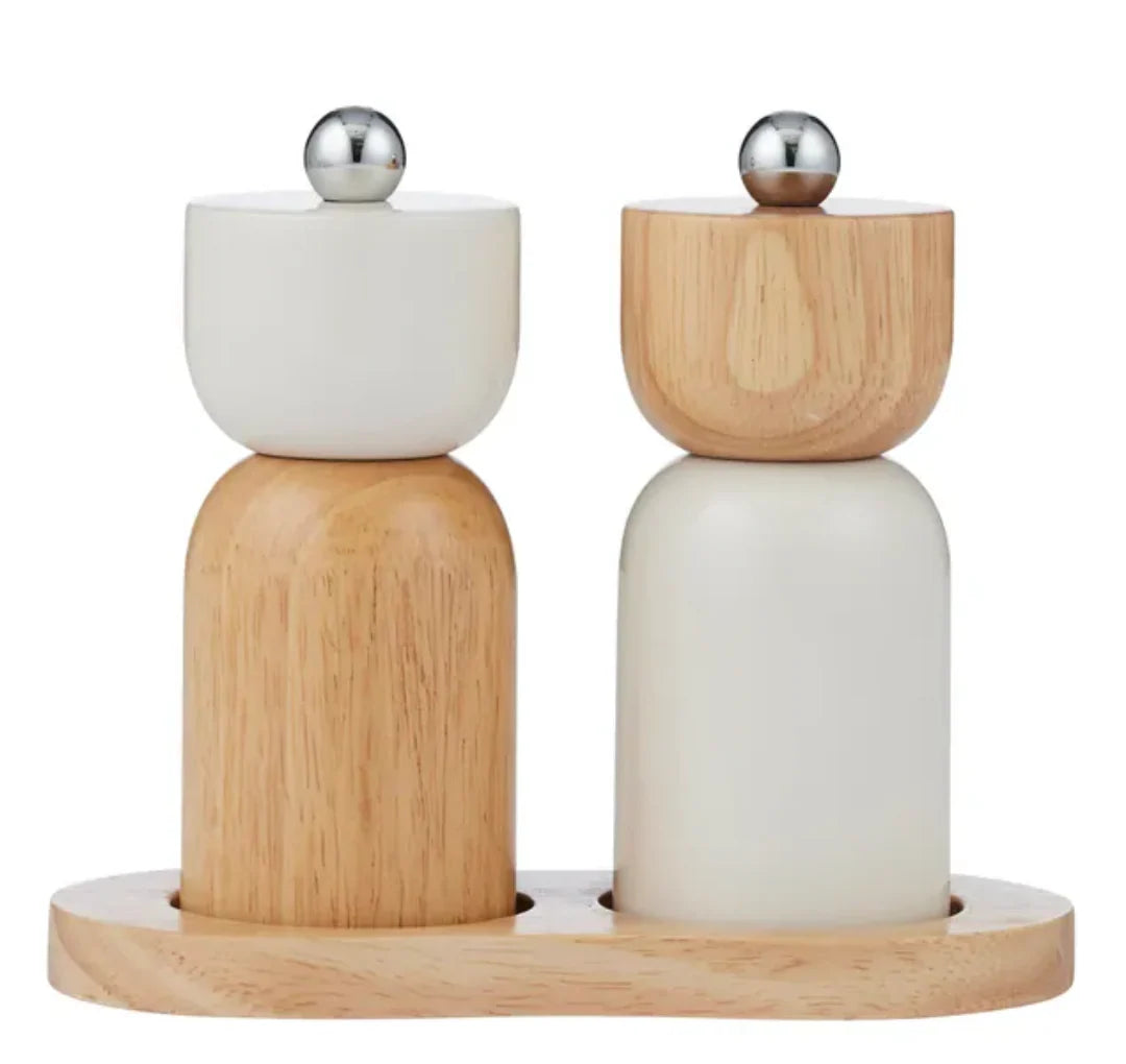 Salt & Pepper Ivory Set 3 Piece