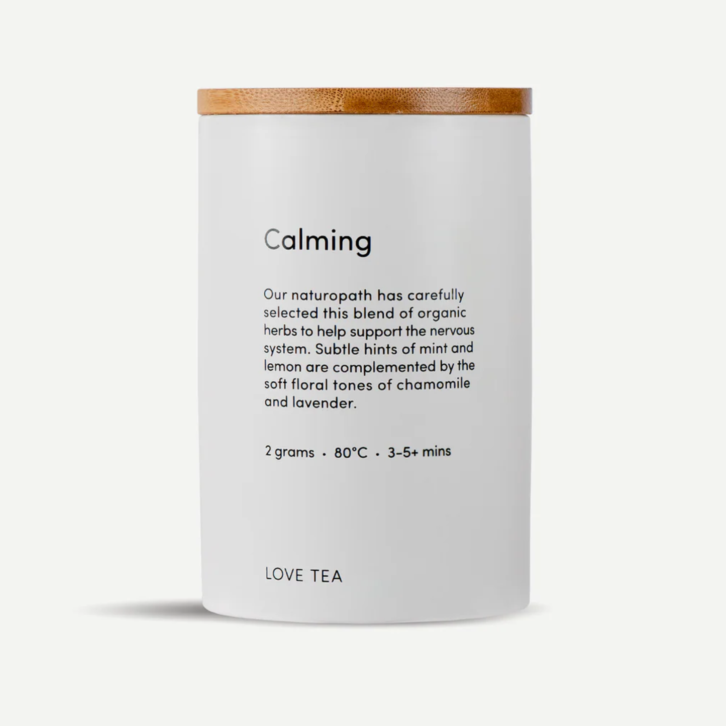 Love Tea Calming Tea Canister - 20 Pyramid Tea Bags