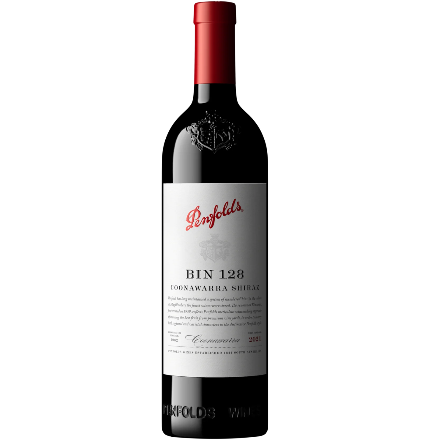 Penfolds Bin 128 Shiraz 2021 (corkscrew)