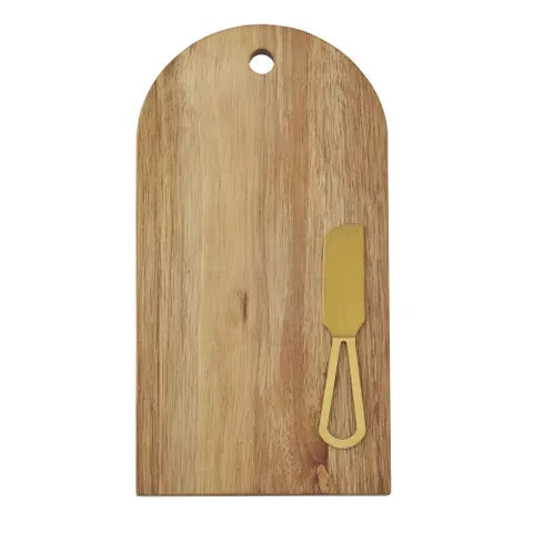Acacia Serving Board with Knife
