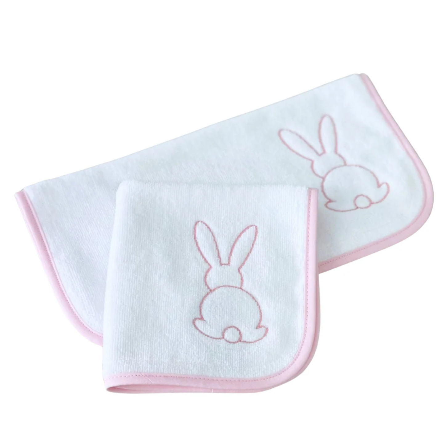 Baby Face Washer Pink Bunny