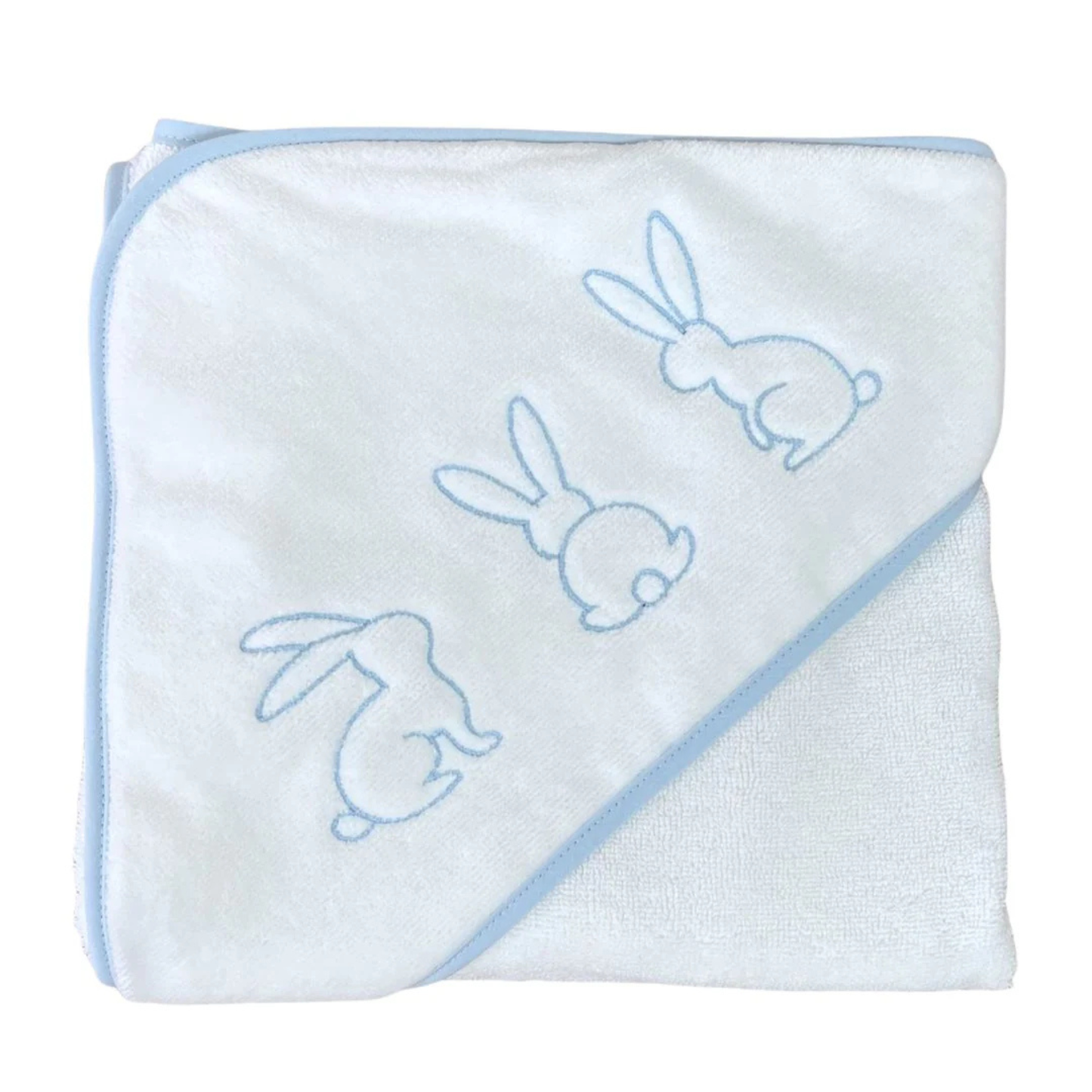 Baby Hooded Towel Blue Bunny