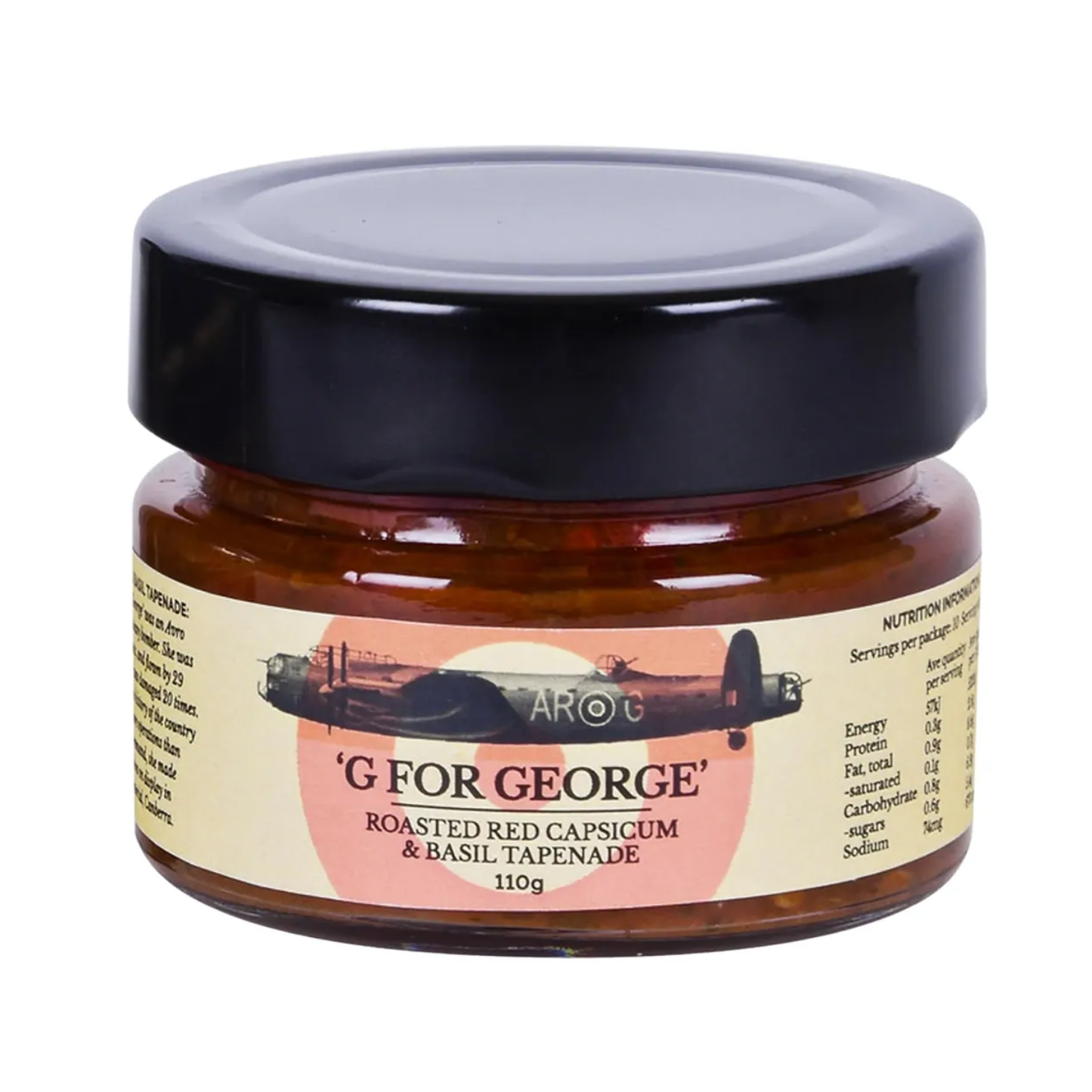 G for George Red Capsicum & Basil Tapenade 110g