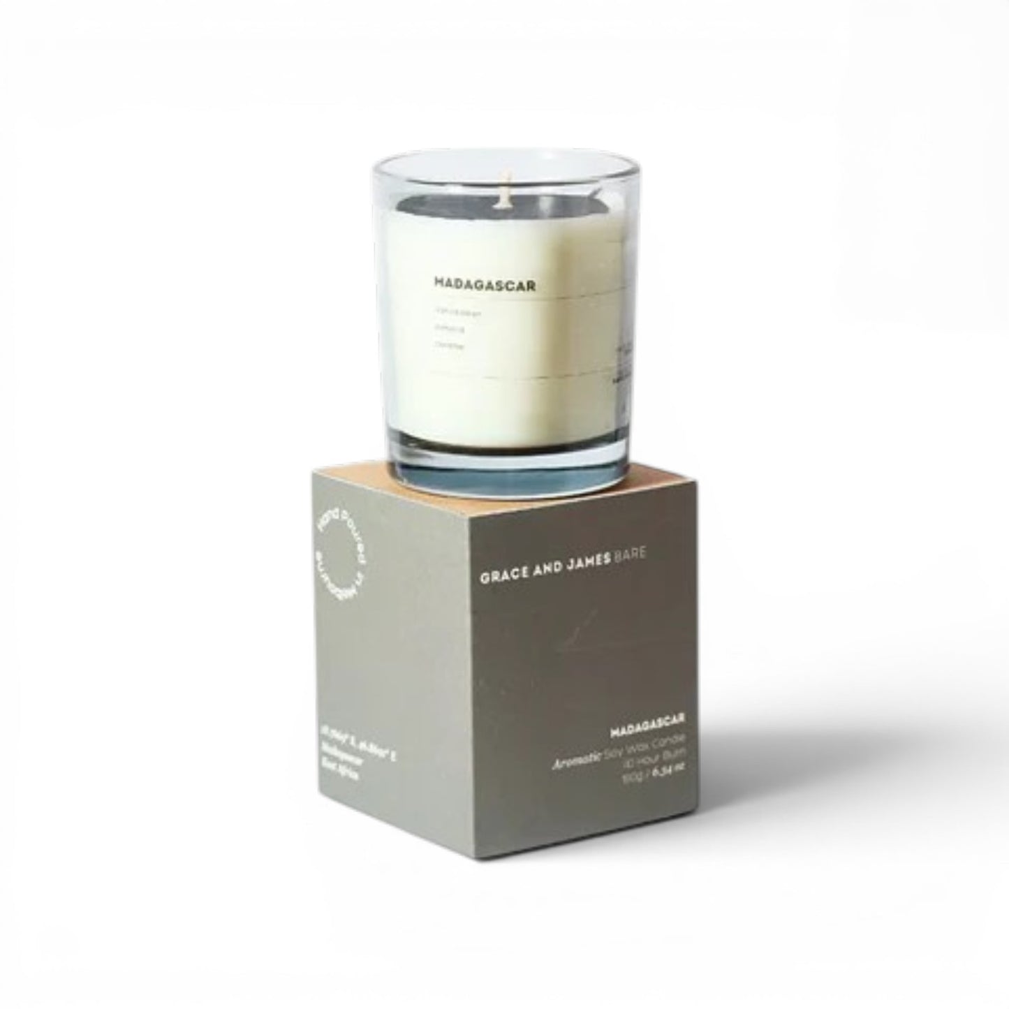 Grace and James Madagascar Soy Candle 180g