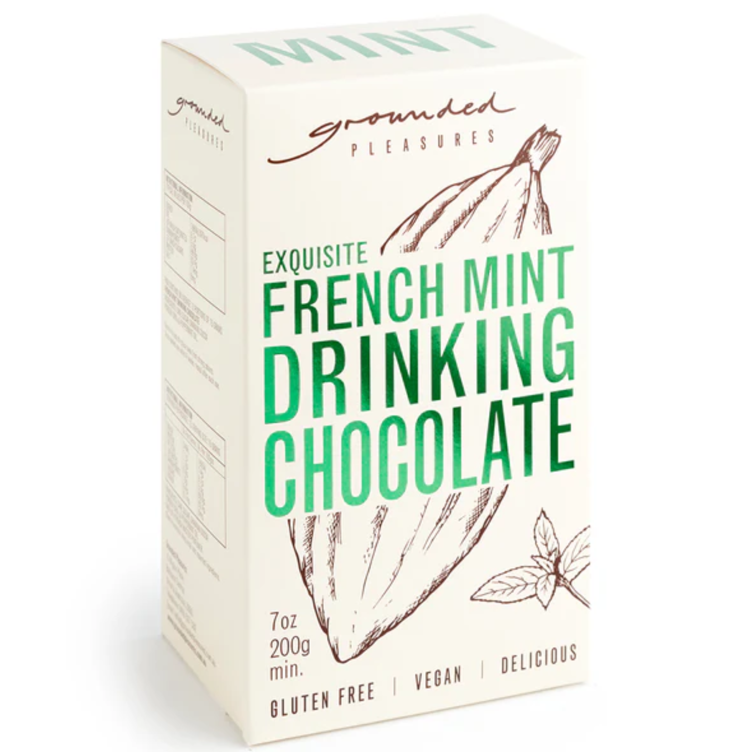 Grounded Pleasures French Mint Hot Chocolate 200g