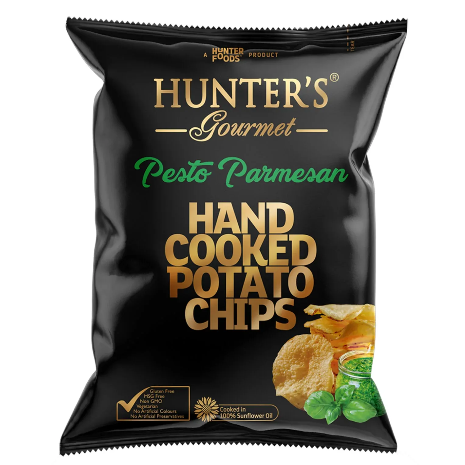 Hunter Pesto Parmesean hand cut chips