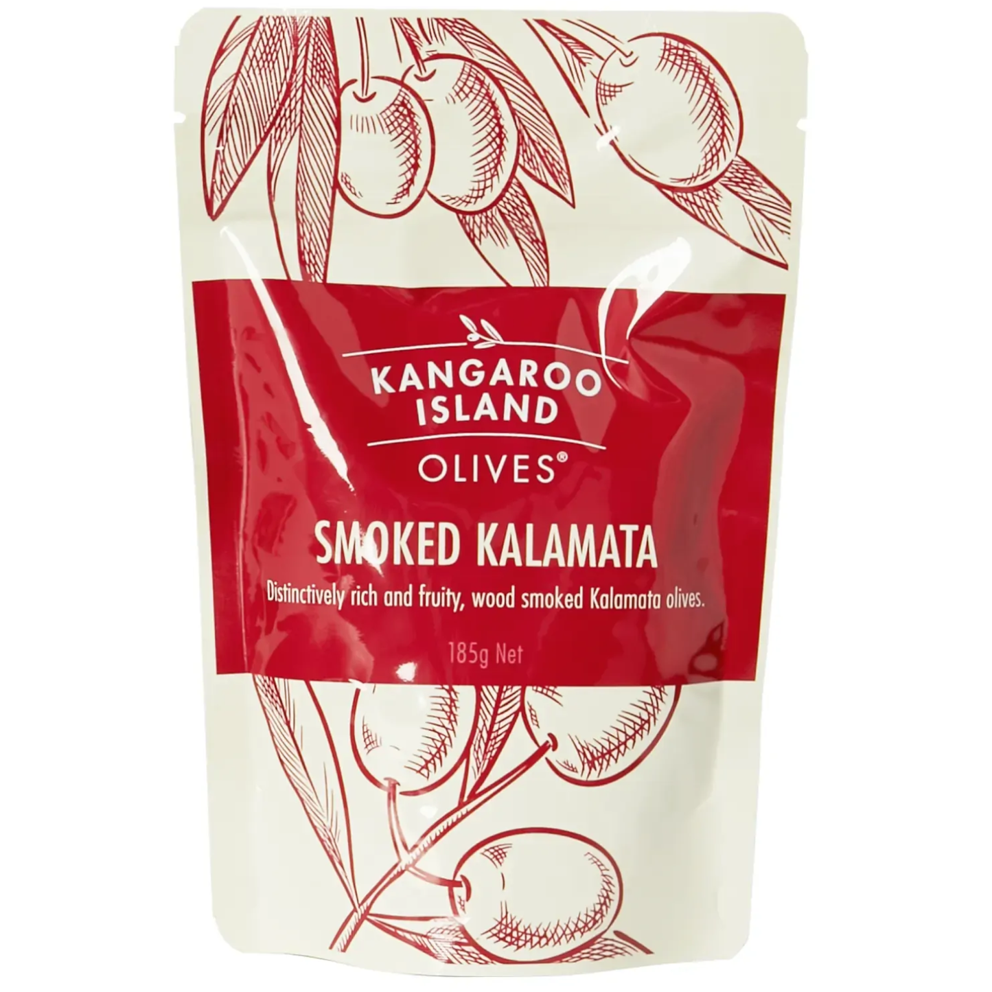 Kangarool Island Smoked Olives 185g