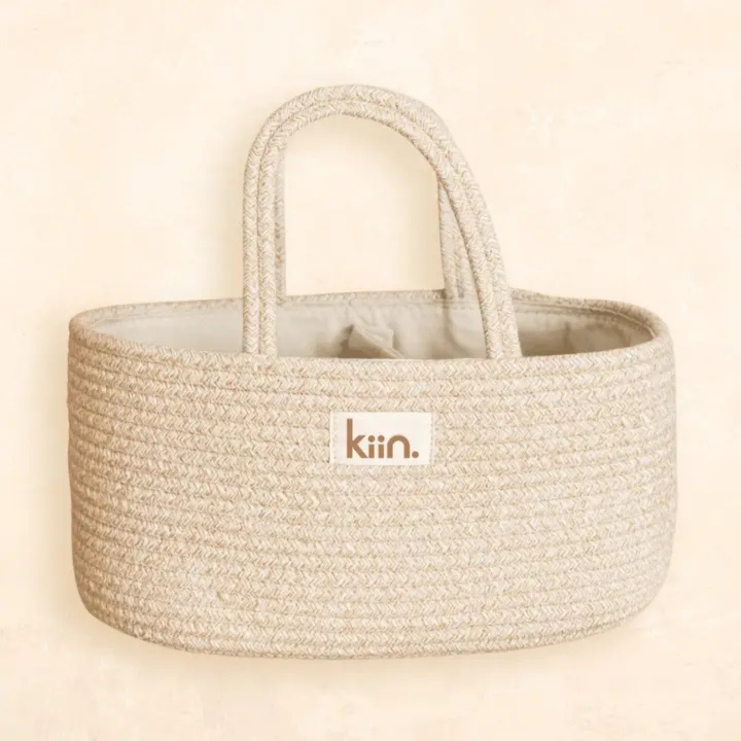 Kiin Baby Cotton Rope Nappy Caddy Organiser