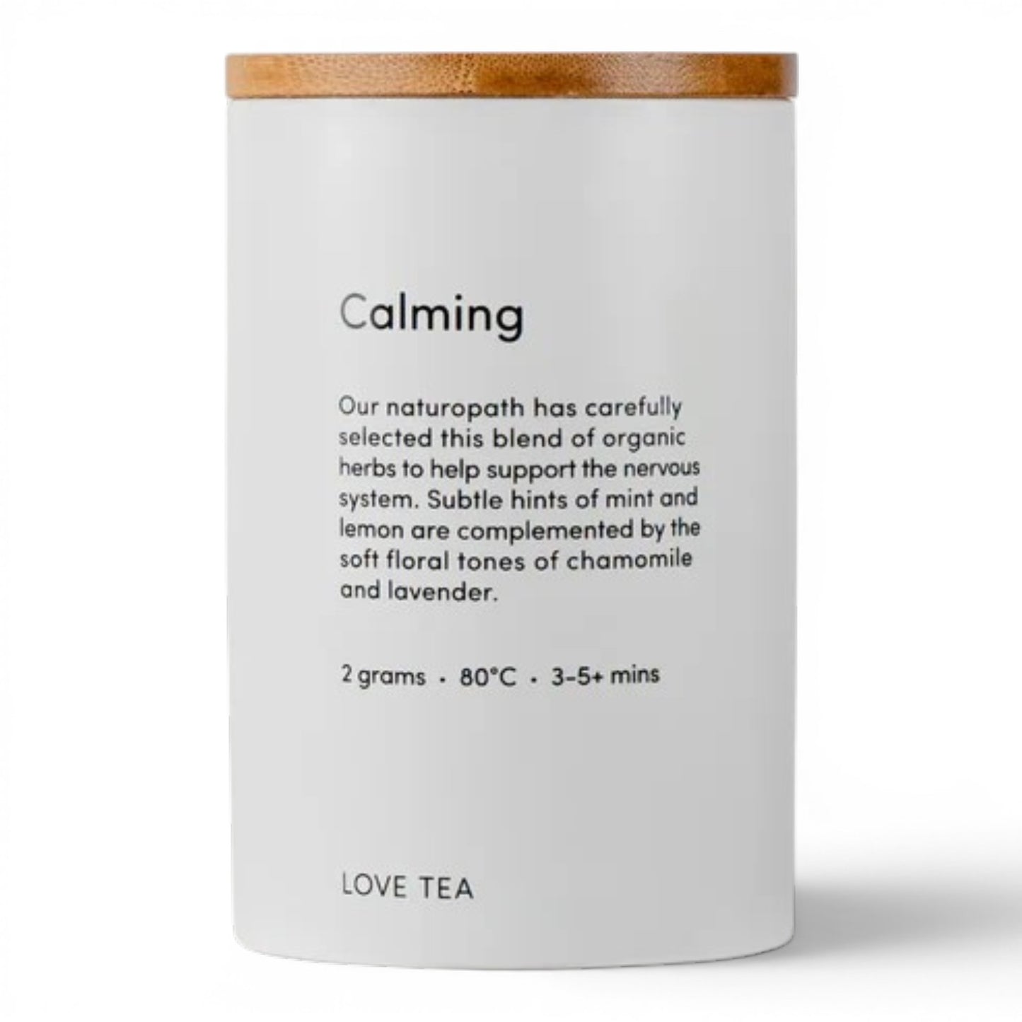 Love Tea Calming Tea Canister