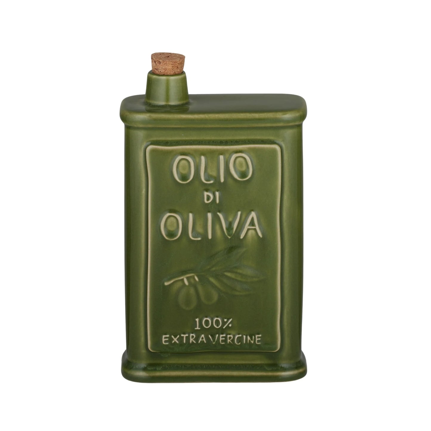 Olio Ceramic Oil Bottle Green 18.5cm