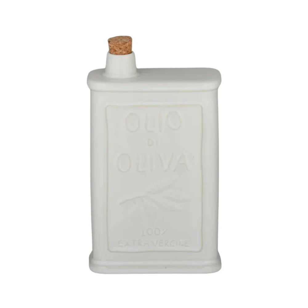 Olio Ceramic Oil Bottle in Ivory 18.5cm