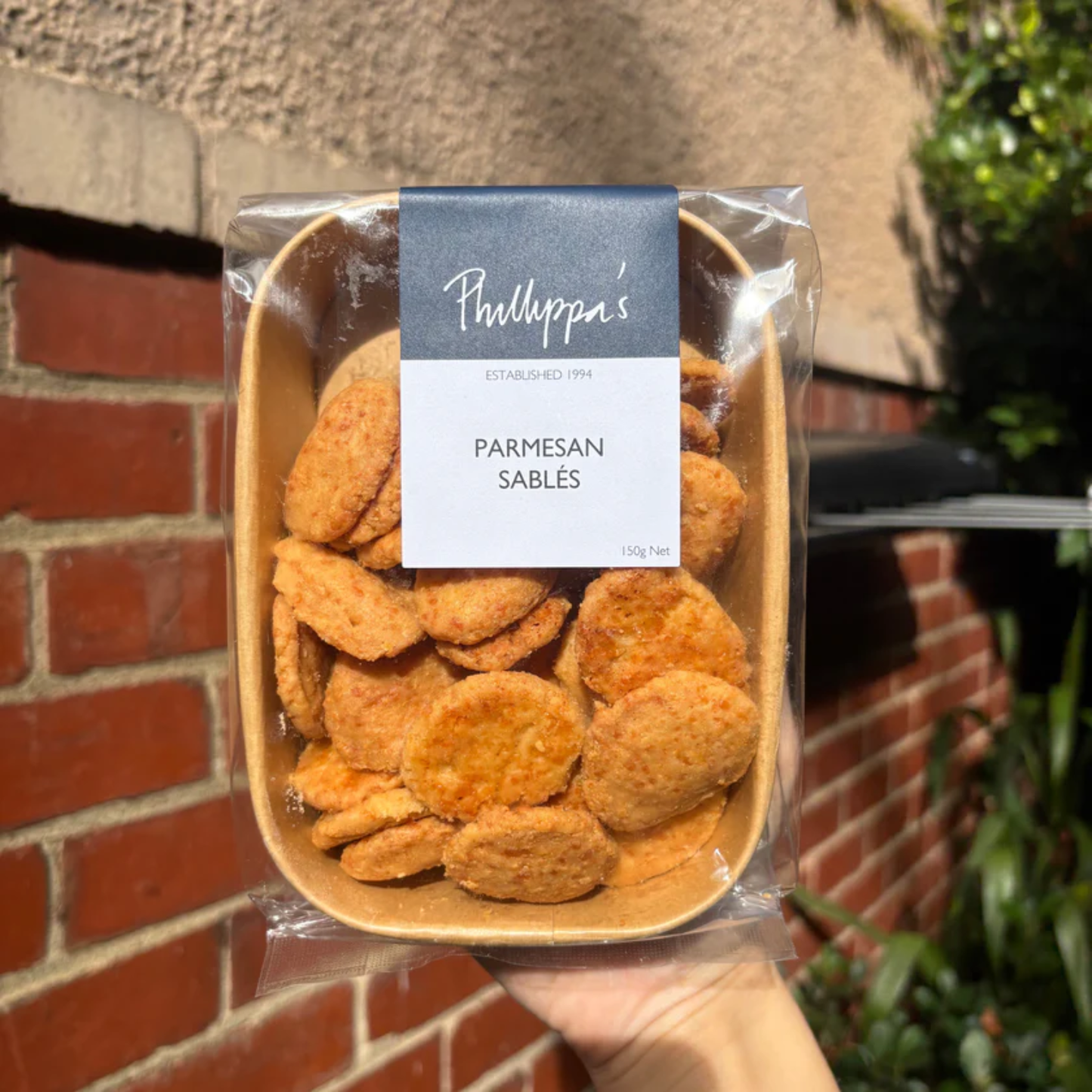 Phillippa’s Parmesan Sables 15og