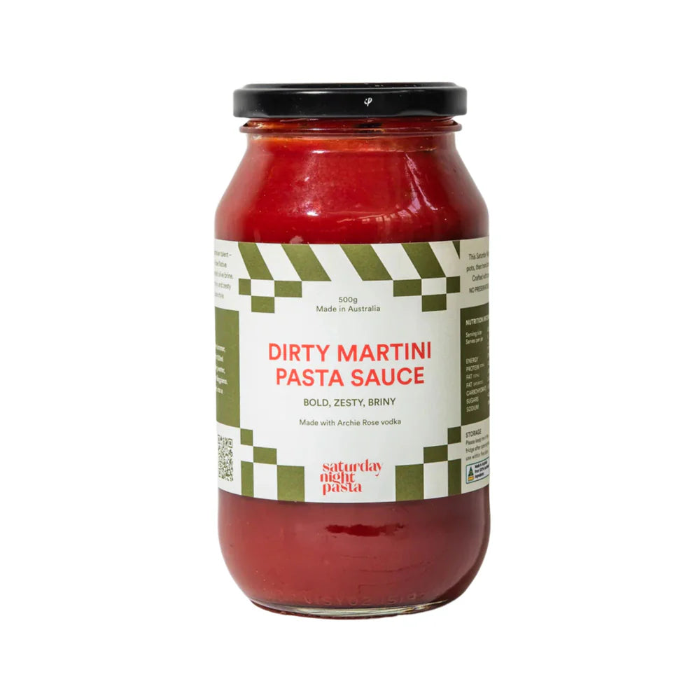 Saturday Night Pasta Dirty Martini Pasta Sauce 500g