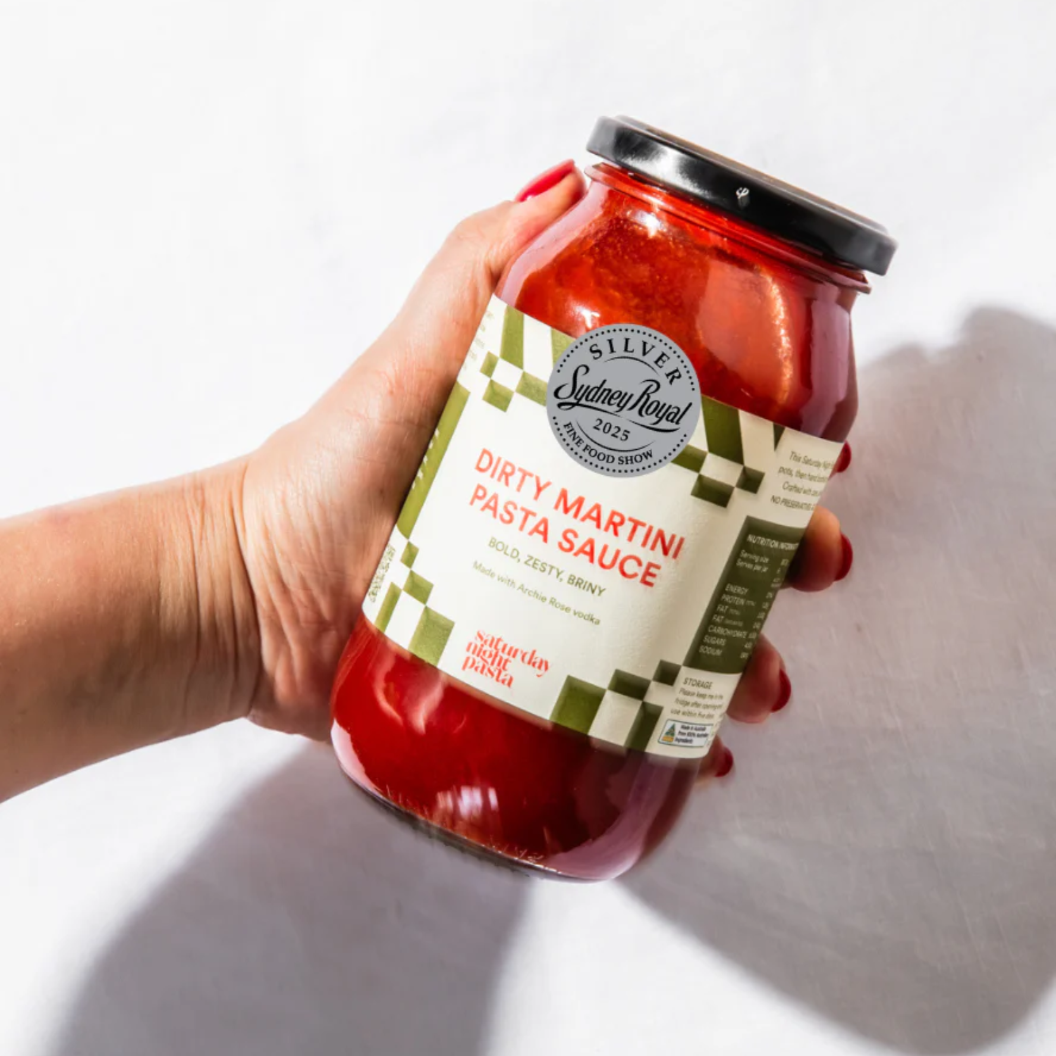 Saturday Night Pasta Dirty Martini Pasta Sauce 500g