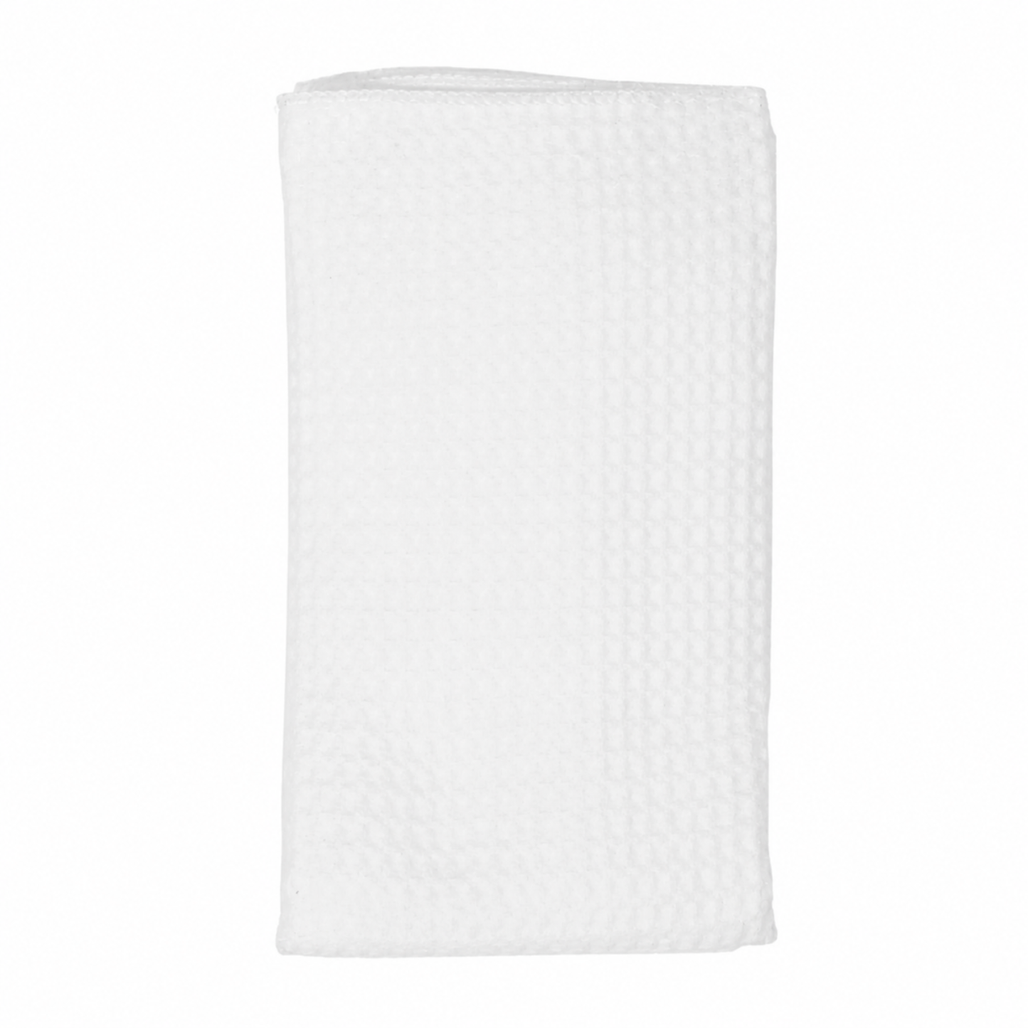 White waffle towel