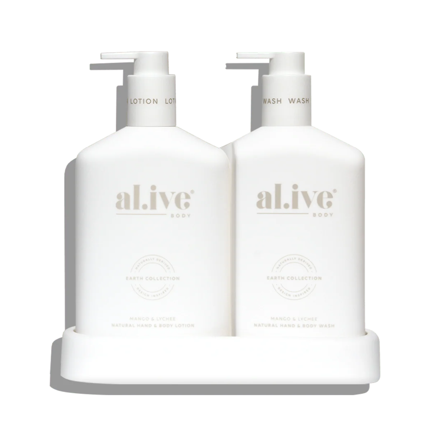 al.ive BODY Bathroom Duo, Wash + Lotion
Mango &  Lychee